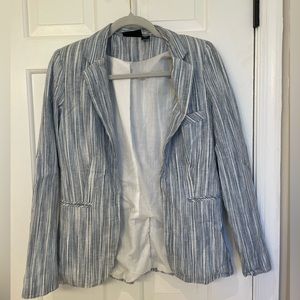 Size xs open front linen blazer